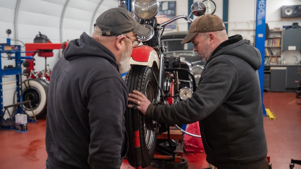 Sharing practical motorcycle workshop knowledge
